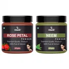 Natural Rose Patel & Neem Powder for Skin & Hair 