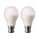 Ena Gold 9W LED Bulbs (White, 9 W) (Pack of 2)