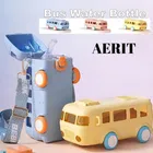 Plastic Bus Shape Sipper Bottle for Kids, Multicolor 