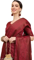 Banarasi Silk Zari Woven Saree for Women 