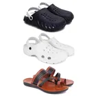 Combo of Clogs with Slippers for Men 