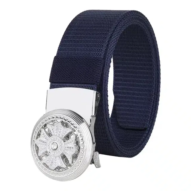 Nylon Belt for Men (Navy Blue)