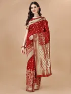 Pure Silk Woven Printed Saree for Women 