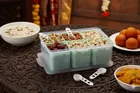 Multipurpose 6-in-1 Masala Box with 6 Spoons, 1800ml 