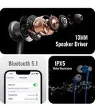 TecSox Tecband Neo400 Bluetooth Neckband [Black]
