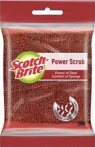 Scotch Brite Power Scrub Pad with Steel Loop- Pack of 1