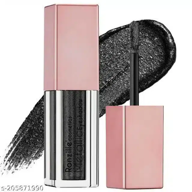 Ronzille Metallic Eye Shadow (Black, 5 ml)