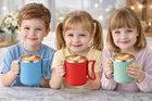 Stainless Steel Coffe Mug, Multicolour, Pack of 3 