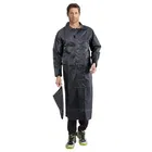 Solid Overcoat with Hoods and Side Pocket Raincoat for Men 