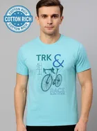 Round Neck Printed T-Shirt for Men 