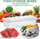 Plastic Fridge Storage Containers (Transparent, 1500 ml) (Pack of 4)