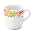 Ceramic Tea & Coffee Cup, White, Pack of 6 