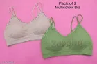 Solid Bow Backless Camisole for Women, Pack of 2 