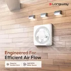LONGWAY Ventura 6 Inch 150 mm Energy Efficient Exhaust Fan 