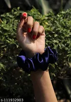 Floral Scrunchies for Women, Pack of 6 