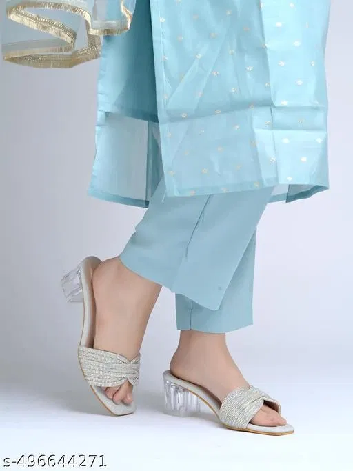 Shoetopia Sandals Silver (IND-6)