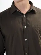 100% Cotton Full Sleeves Solid Shirt for Men 