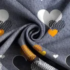 Glace Cotton Printed Fitted Double Bedsheet with Two Pillow Covers 