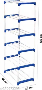 Metal 6 Layer Collapsible Multipurpose Rack 