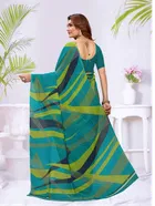 Georgette Printed Saree for Women 