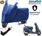 Polyester Two Wheeler Cover with 1 Pair Arm Sleeves 
