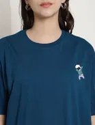 Round Neck Printed T-Shirt for Women 