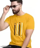 Round Neck Printed T-Shirt for Men 