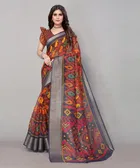 Women's Designer Saree with Blouse 