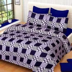 Polycotton Double Bedsheet with 2 Pillow Cover 