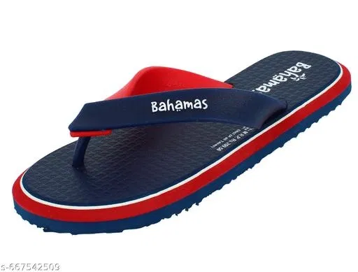 Bahamas Flip-flops for Men (Navy Blue, 9)