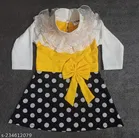Crepe Full Sleeves Dress for Girls 