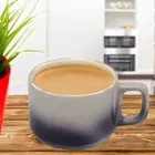 6 Pcs Ceramic Tea & Coffee Cup Set - Dual Tone Blue