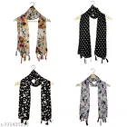Stylish Ladies Scarves for Women, Pack of 4