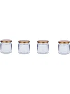 Glass Airtight Kitchen Storage Jars with Lid 