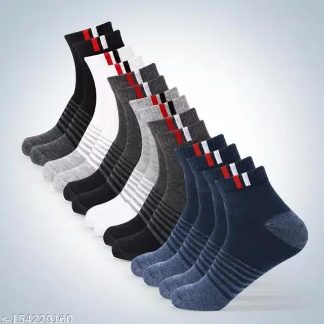 Polycotton Socks for Men (Multicolor, Set of 7)