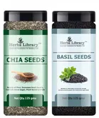 Herbs Library Chia and Basil Seeds 