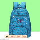 Polyester Backpack Bag, Blue