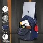 Polyester Backpack for Men & Women, Navy Blue
