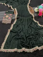 Chiffon Woven Design Saree for Women 