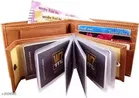 Faux Leather Textured Wallet For Men,  