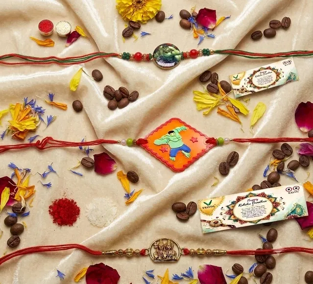 Metal Rakhi, Pack of 3