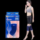 Polyester Solid Knee Sleeves for Women (Blue, Set of 1)