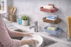 Portable Wall Mounted Self Adhesive Soap Dish Case Holder Assorted Any 1 Colour