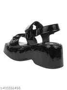 Shoetopia Solid Pointed Toe Block Heels for Kids 