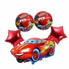 Mc Queen Car Theme 8th Birthday Balloon Decoration Kit For Kids, Multicolor, Pack Of 42