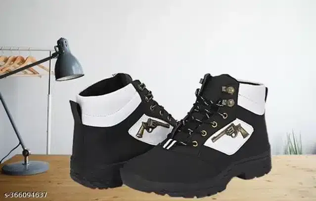 Boots for Men (Black, 9)