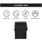 Cloth Laundry Baskets, Black 