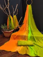 Georgette Printed Saree for Women 