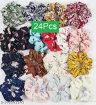  Velvet Silk Hair Bands for Women 