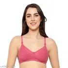 Cotton Solid Bra for Women & Girls, Multicolour, Pack of 5 